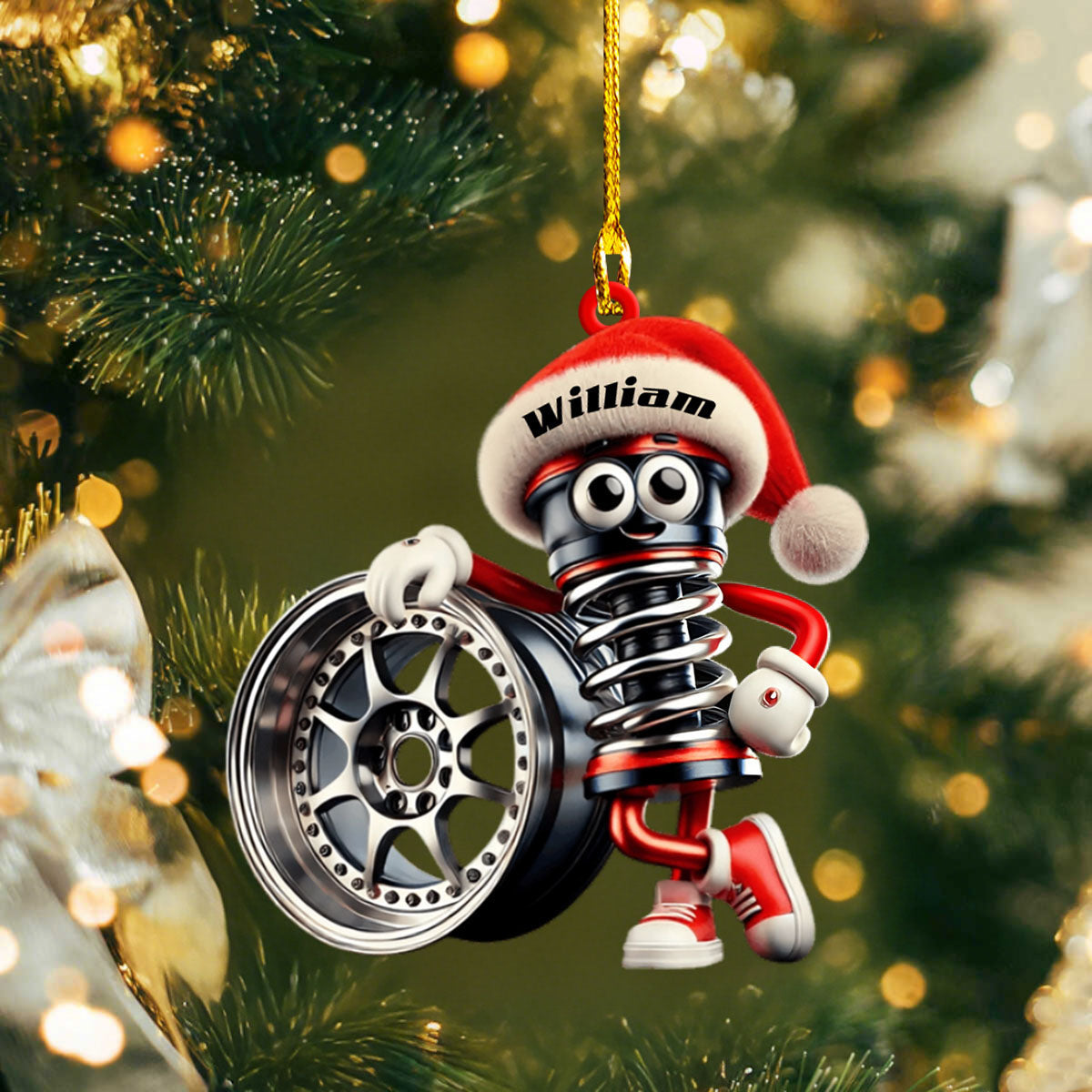 Custom Name Auto Repairman Ornament, Christmas Gift Ornament