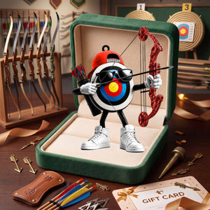 Custom Archery Hanging Ornament – Personalized Gift For Archers & Bowhunters