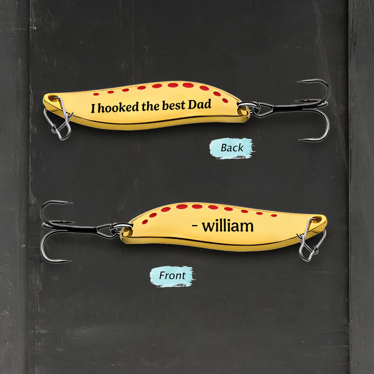 I hooked the best Dad Family Personalized Fishing Lure For Dad