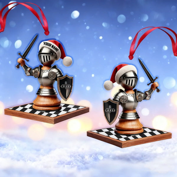 Personalized Chess Ornament Chess Lover Christmas Gift - nanyshop