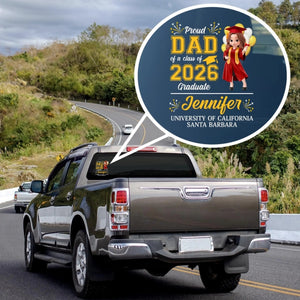 Custom Decal - Personalized Graduation Gifts For Him, Her - Go Where Your Dreams Take You