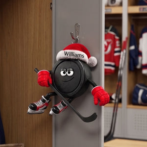 "Hockey Life" – Personalized Christmas Ornament | Custom Ice Hockey Keepsake For Players & Fans