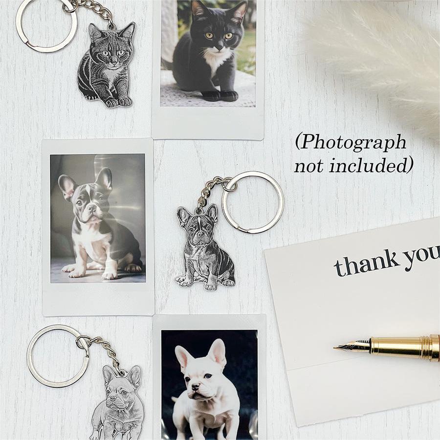Personalized The Rainbow Bridge Life - Like Photo Keychain