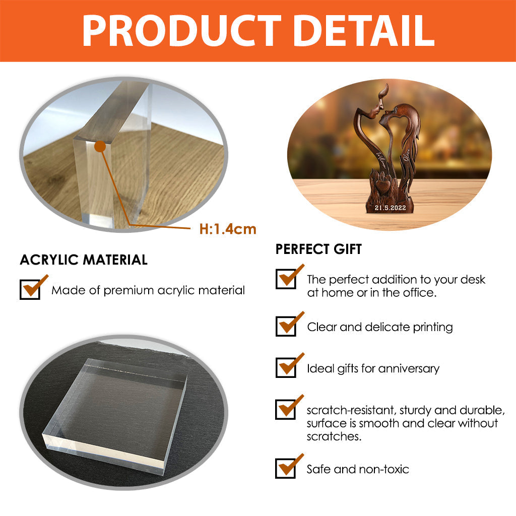 You And Me We Got This - Personalized Couple Acrylic Plaque