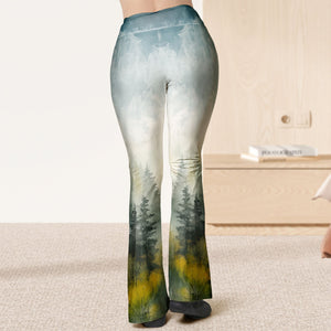 Life Is Better When You're Camping - Personalized Flare Leggings