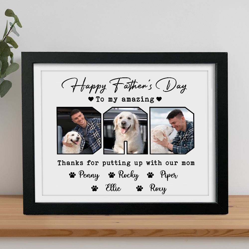 Personalized Photo Happy Father's Day To My Amazing Dad Picture Frame