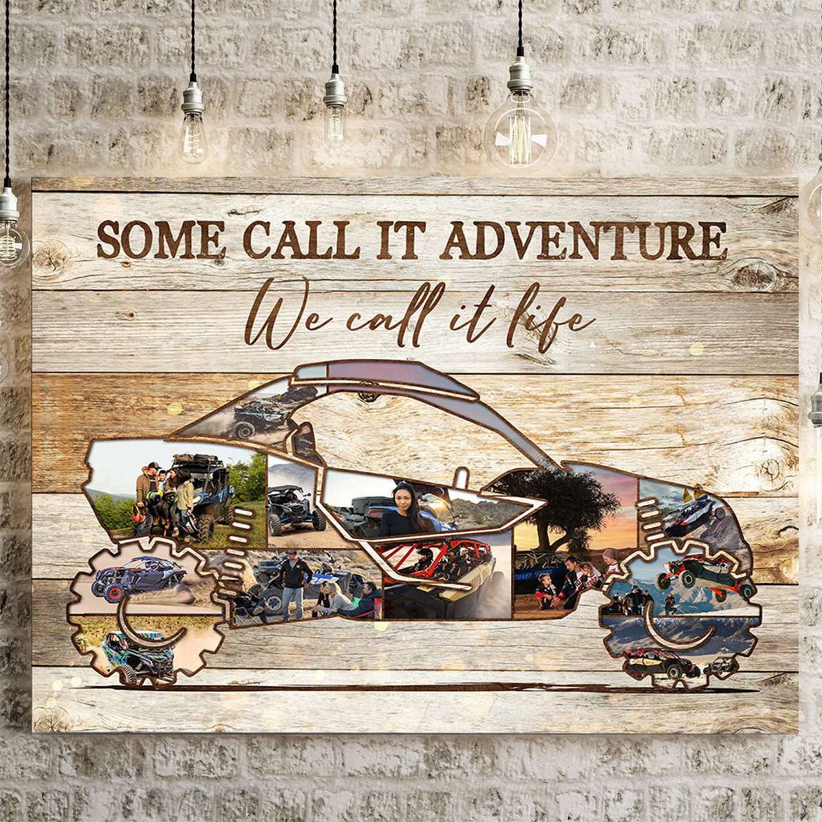 Personalized Off-Road Vehicle Photo Collage Poster
