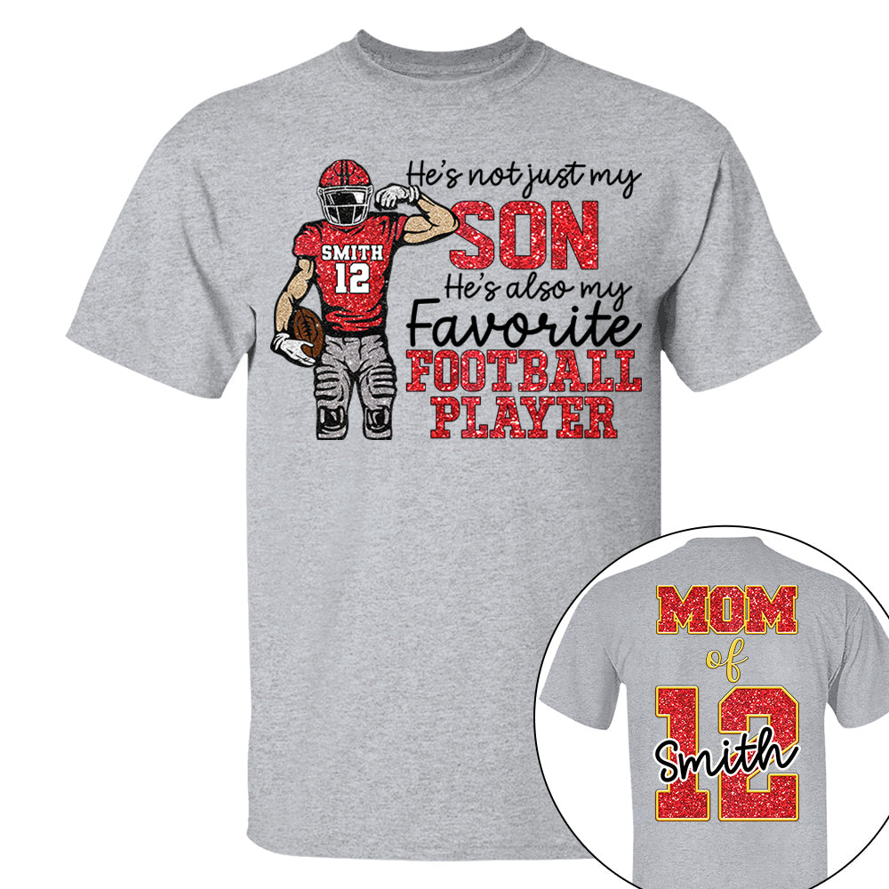 Personalized Custom Football For Football Family Game Day T-Shirt