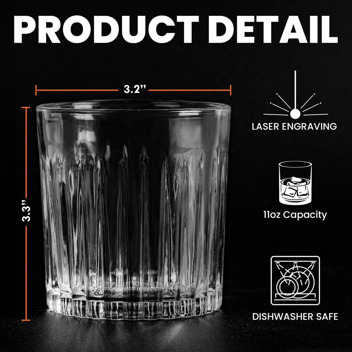 From Your Favorite Unemployed Freeloader Dog Dad - Personalized Whisky Glass