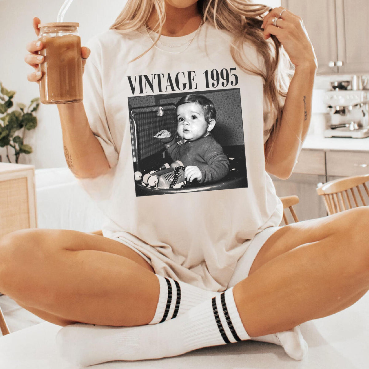 Custom Photo Vintage Personalised T Shirt