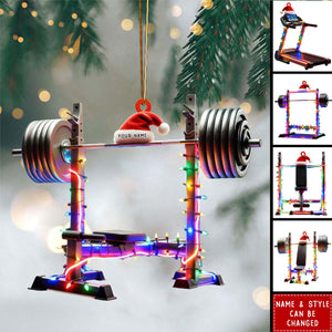 Personalized Custom Name Gym Ornament, Gymnastics Christmas Gift