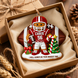 Football Bread Doll Gift For Football Player Personalized Acrylic Ornament