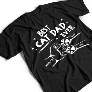 Best Dog Dad Ever Hand Punch -  Personalized Father T-shirt
