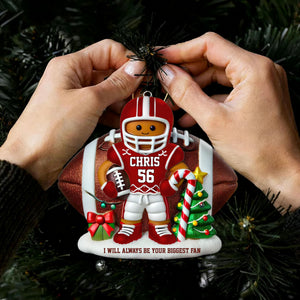 Football Bread Doll Gift For Football Player Personalized Acrylic Ornament