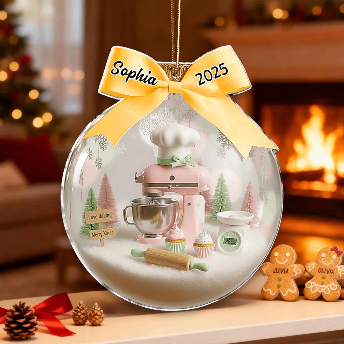 Love Baking - Personalized Baking Ornament