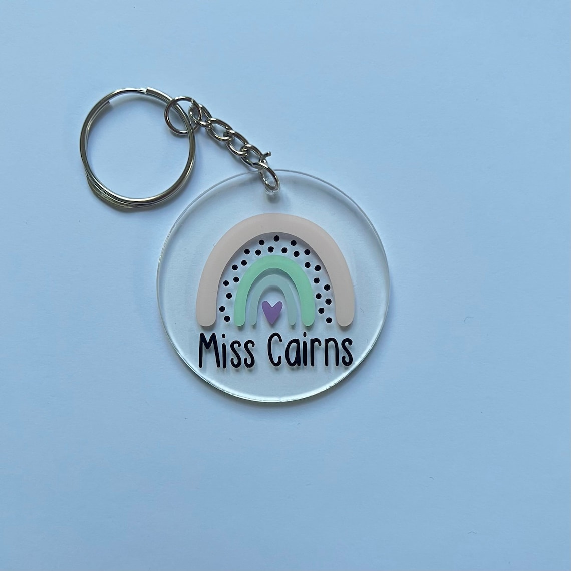 Personalized Teacher Arcylic Keychain Gifts for Teacher Appreciation