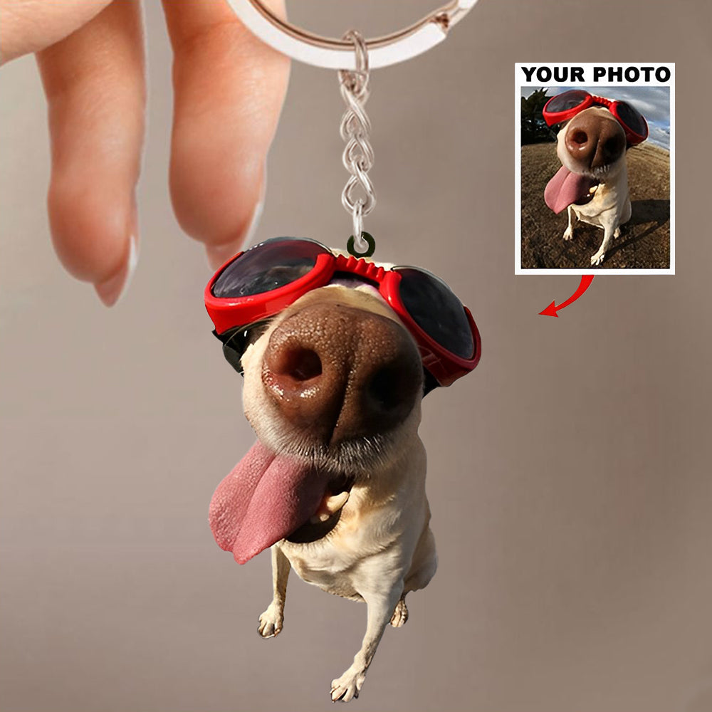 Personalized Keychain - Gift ForPet Lover - Custom Your Photo Keychain