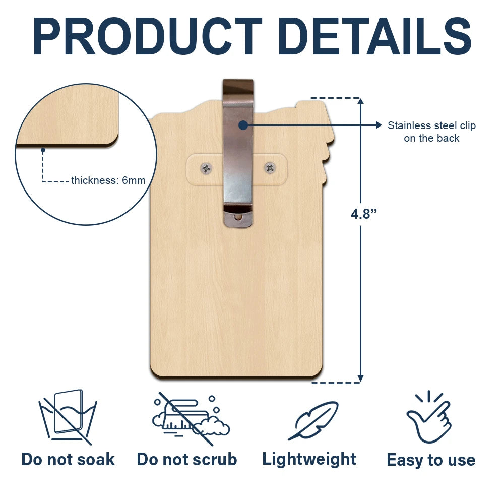 Custom Photo Dad Visor Clip - Personalized 'Best Dad Ever' Car Gift for Him