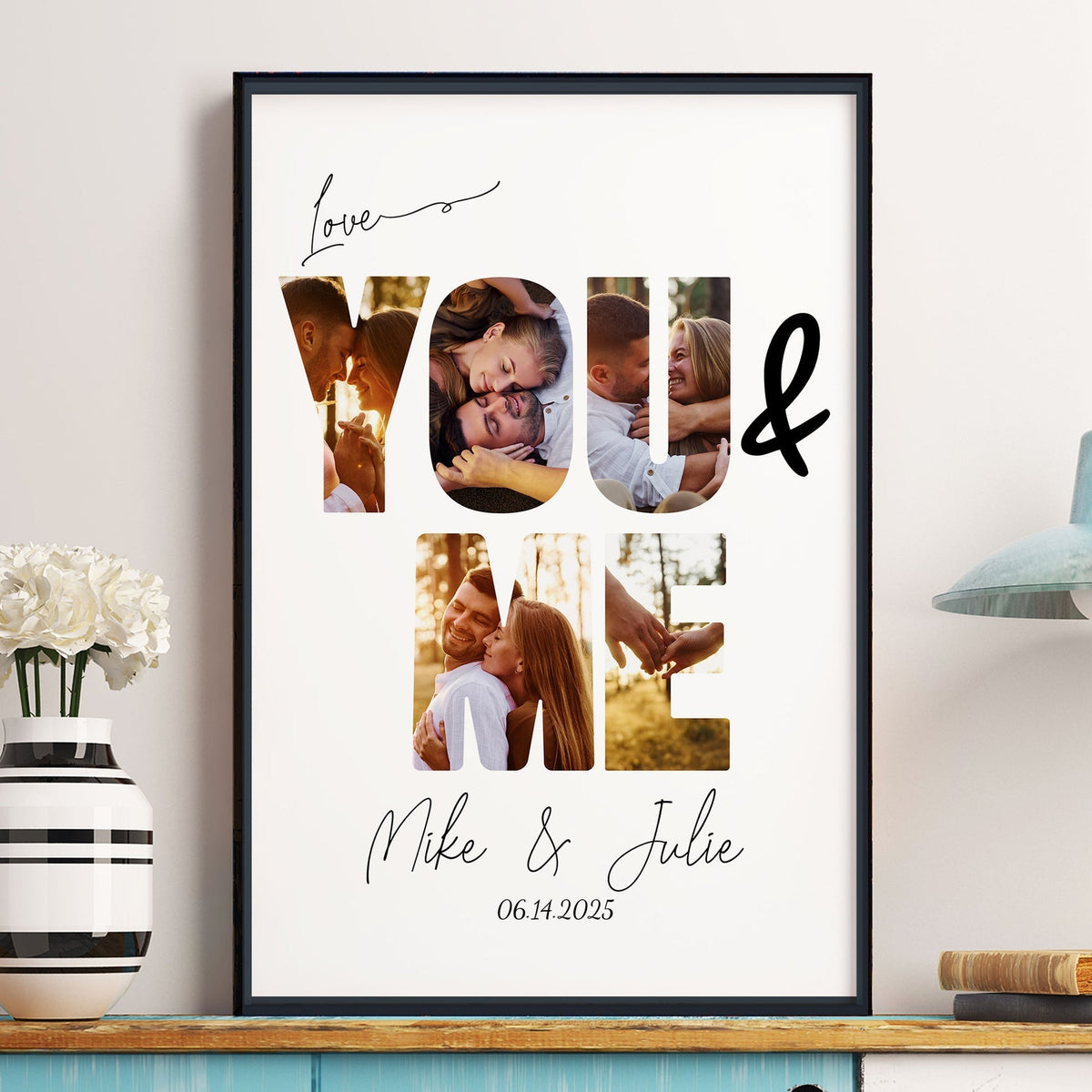 You & Me We Got This - Personalized Custom Photo Canvas/Poster Gift For Couples, Anniversary