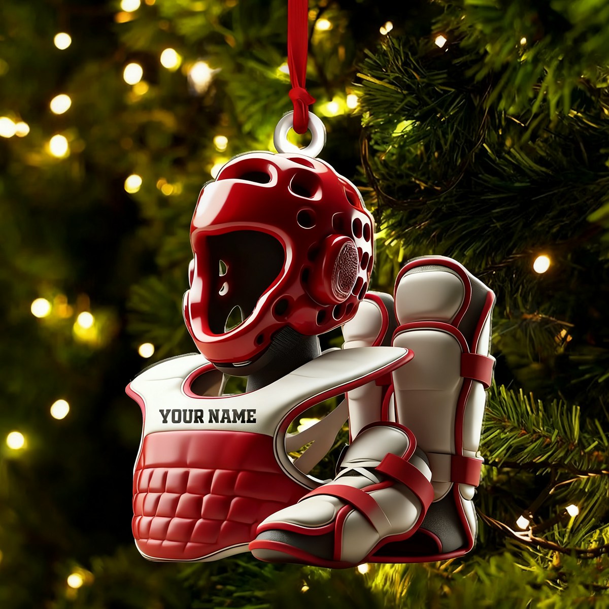 Personalized Karate Ornament Karate Lover Christmas Gift