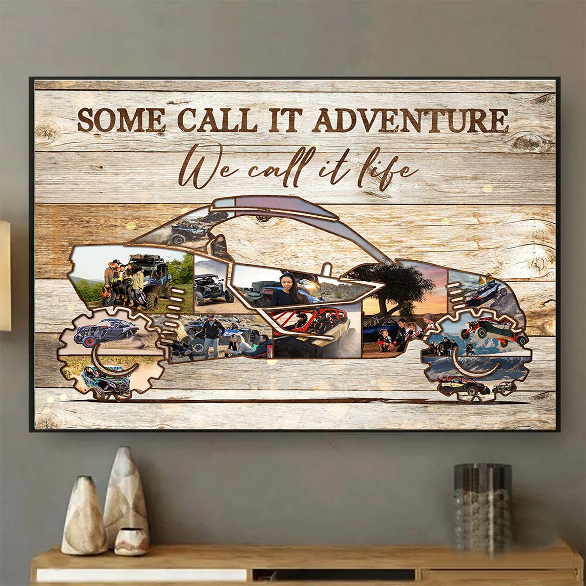 Personalized Off-Road Vehicle Photo Collage Poster