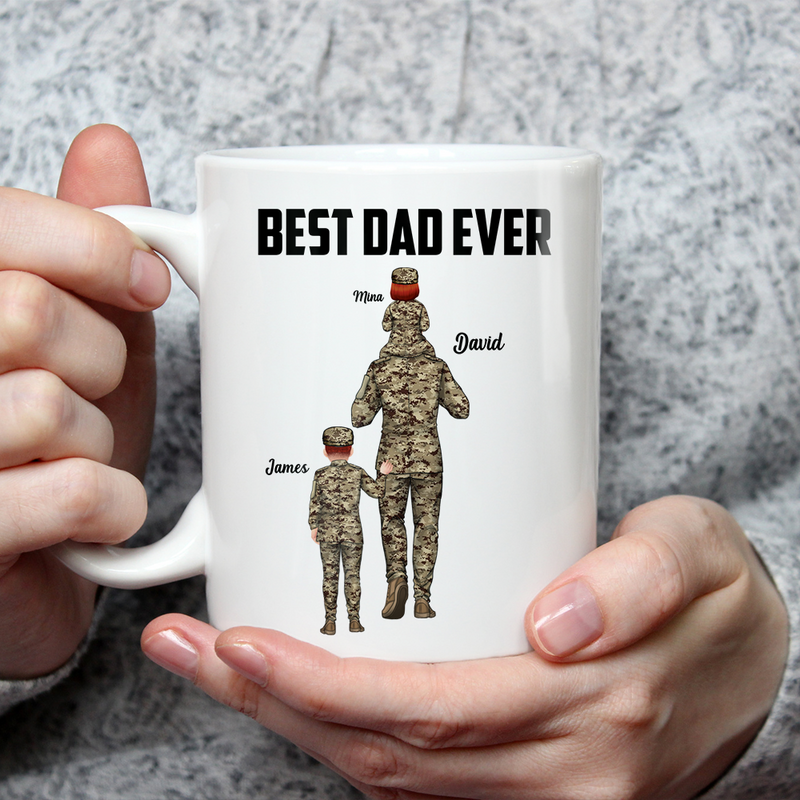 Personalized Mug - Daddy's Dream Team Firefighter, Doctor, Police , Teacher, Worker, Chef