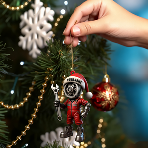 Mechanic, Home Decor, Christmas Ornament, Personalized Ornament