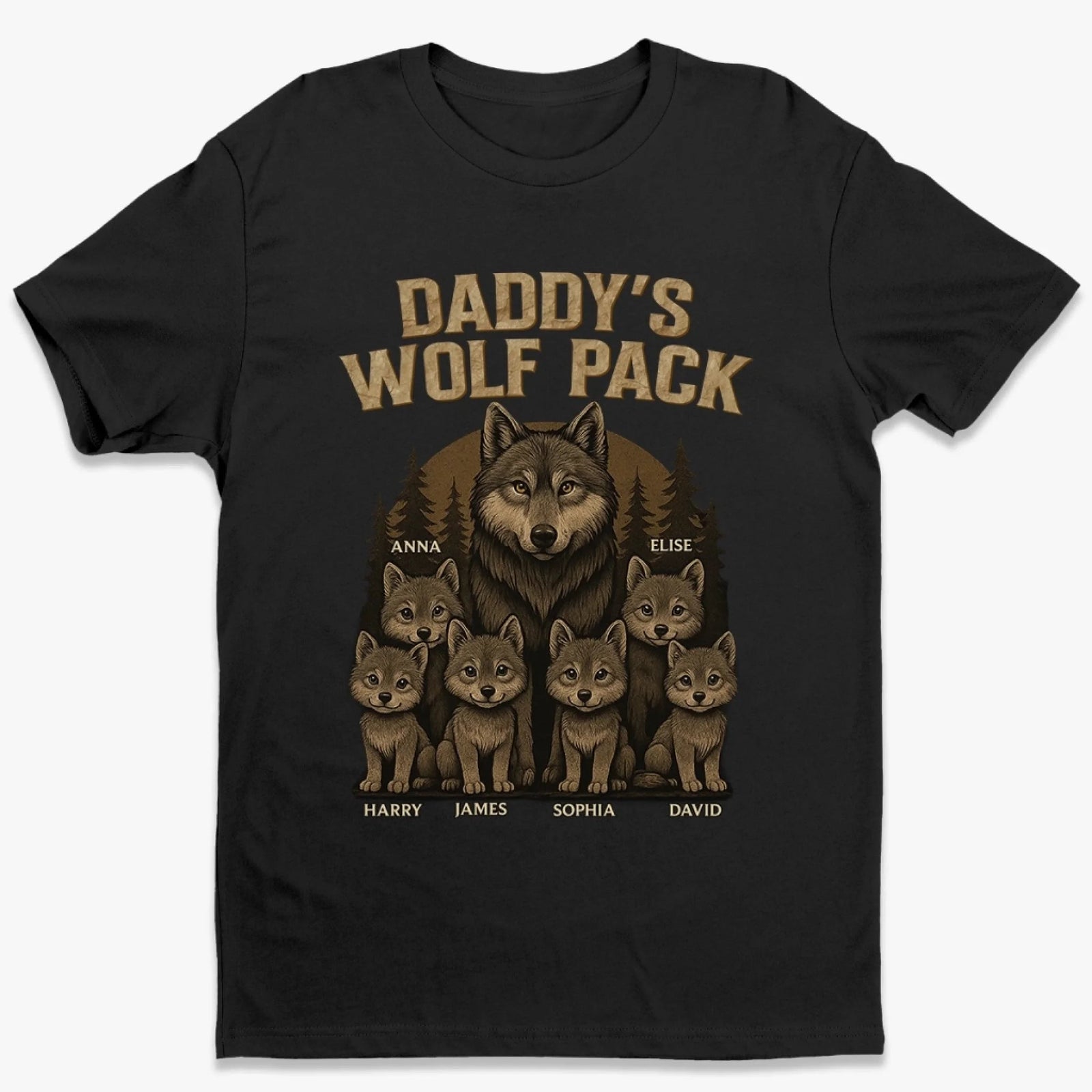 Loyal Brave Always Together - Family Personalized Pure Cotton T-shirt