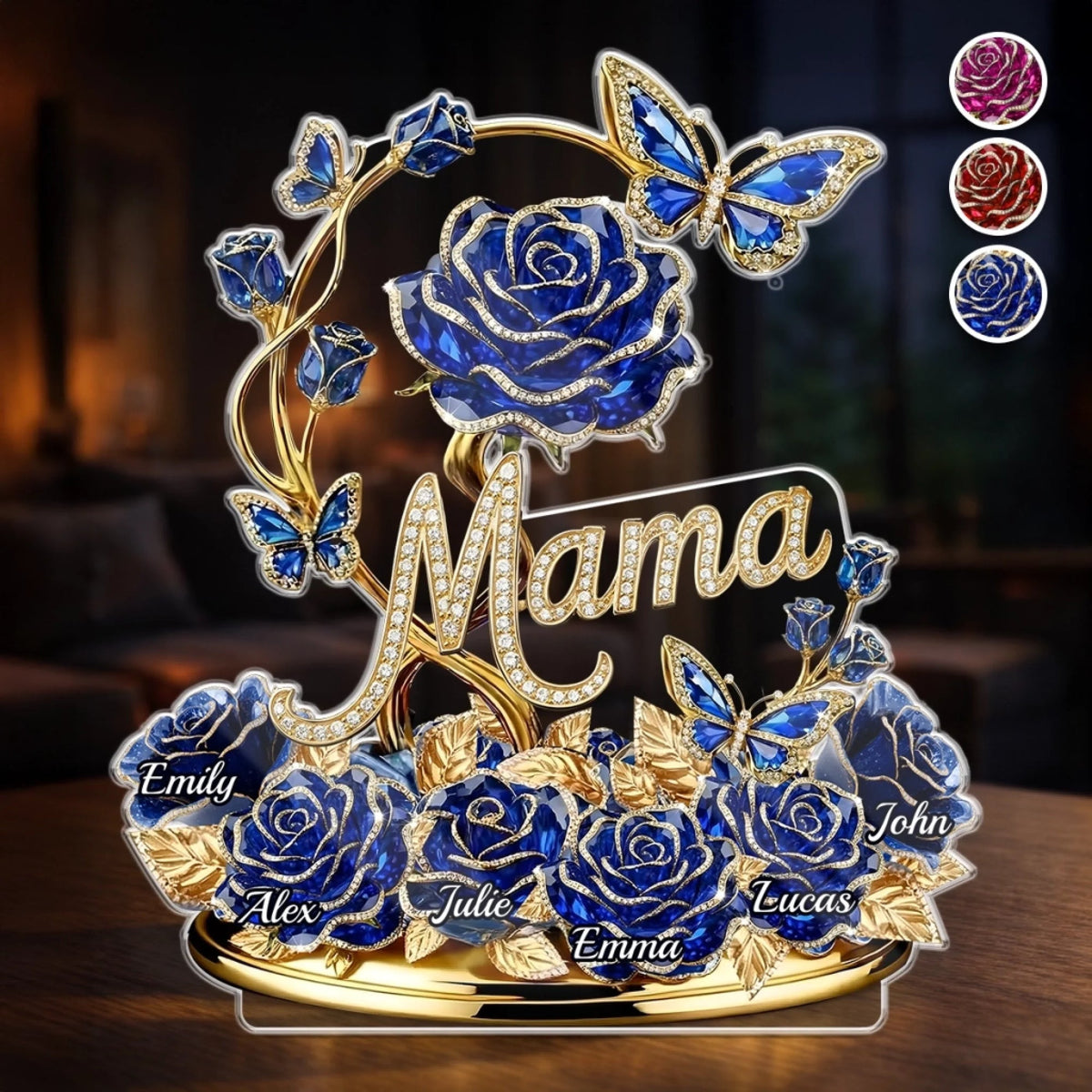 Personalized Mother's Day Acrylic Plaque – Custom Gift For Mom & Grandma – Grandma And Mom Forever