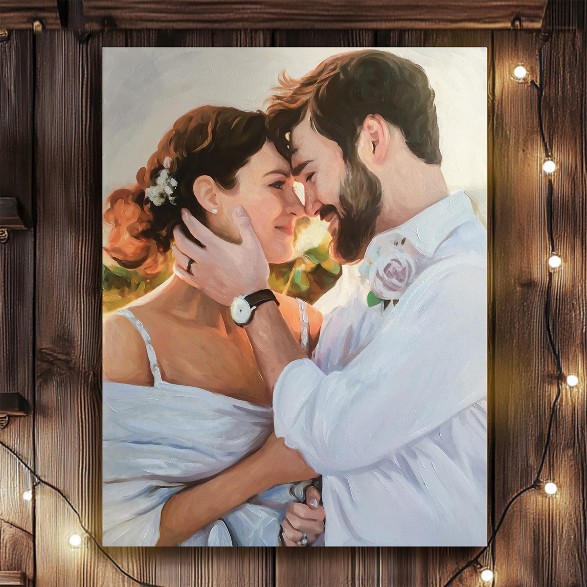 Personalized Photo canvas,Family Photos, Wedding Pictures,Pet Memorial