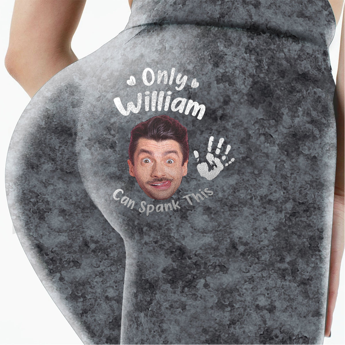 Only My Husband/ BF Can Spank This A$$ - Personalized Leggings