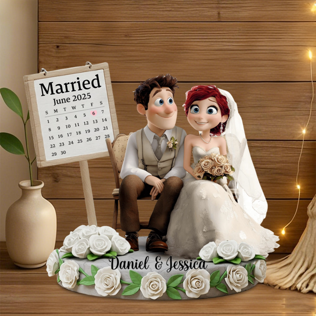 Happily Ever After - Personalized Couple Acrylic Plaque