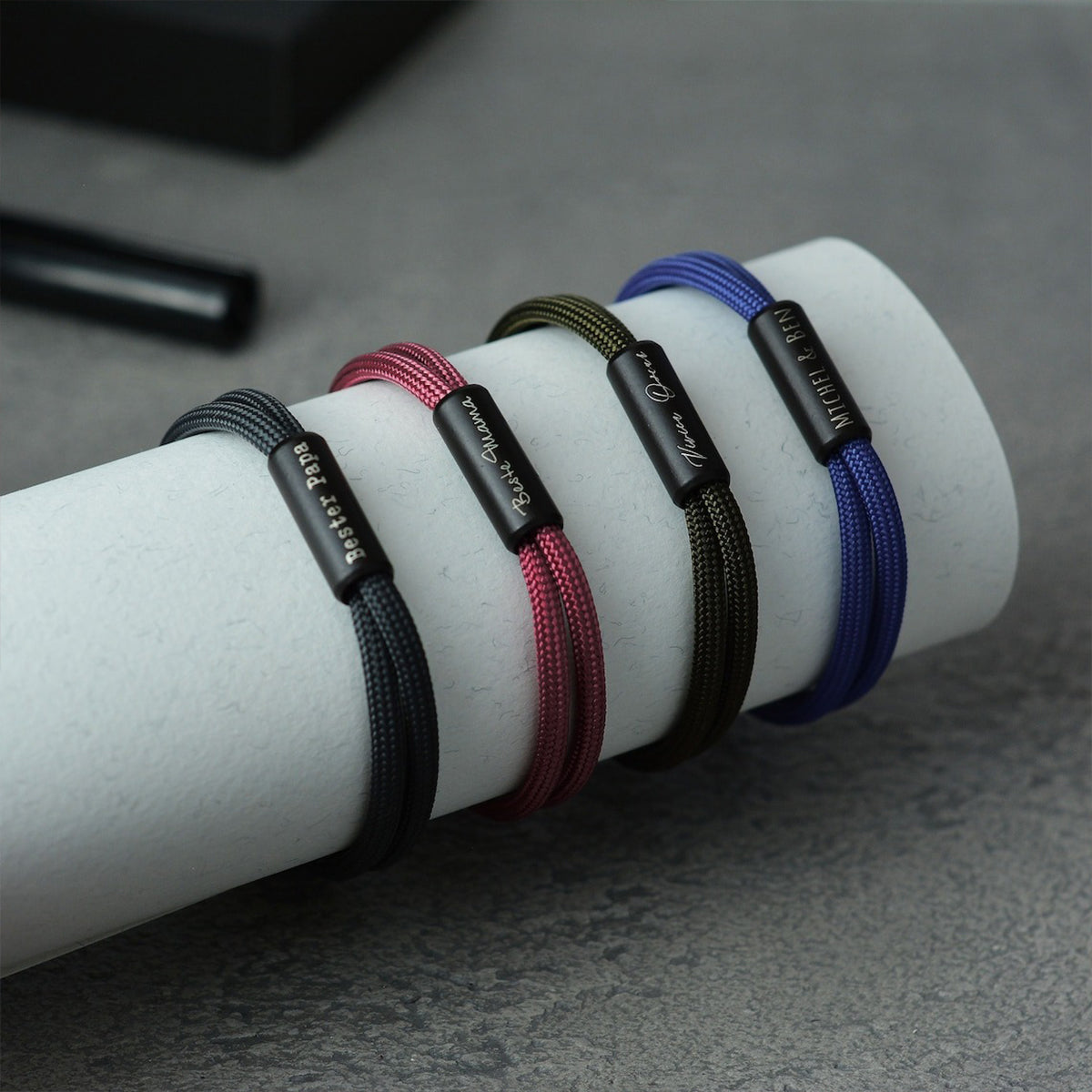 Custom In Loving Memory Bracelet "I Will Carry You With Me" Personalized Engraved Memorial Bracelet