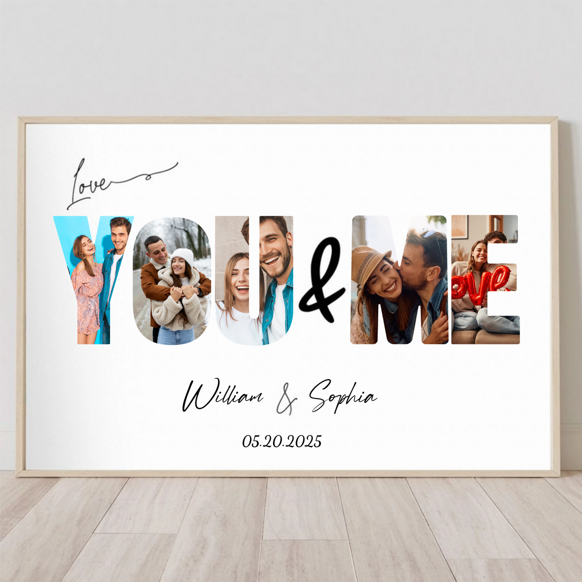 You & Me We Got This - Personalized Custom Photo Canvas/Poster Gift For Couples, Anniversary