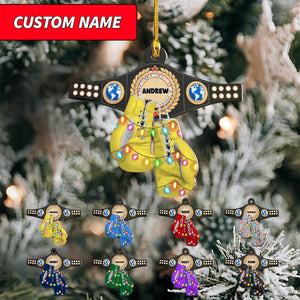 Personalized Boxing Glove Ornament Gifts For Boxing Lovers