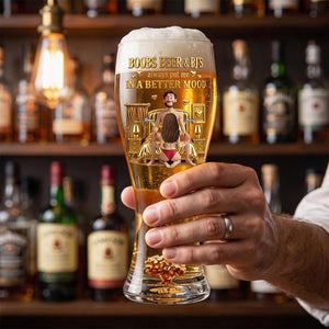 Personalized "Naughty Couples" Beer Glass – Gift For Couples