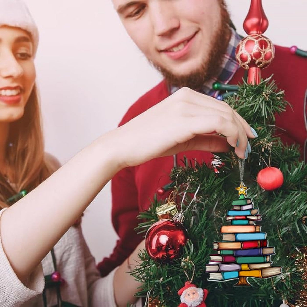 Christmas Book Tree Ornament