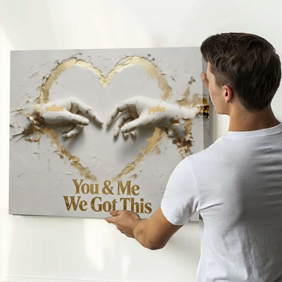 You And Me We Got This - Personalized Couple Canvas And Poster