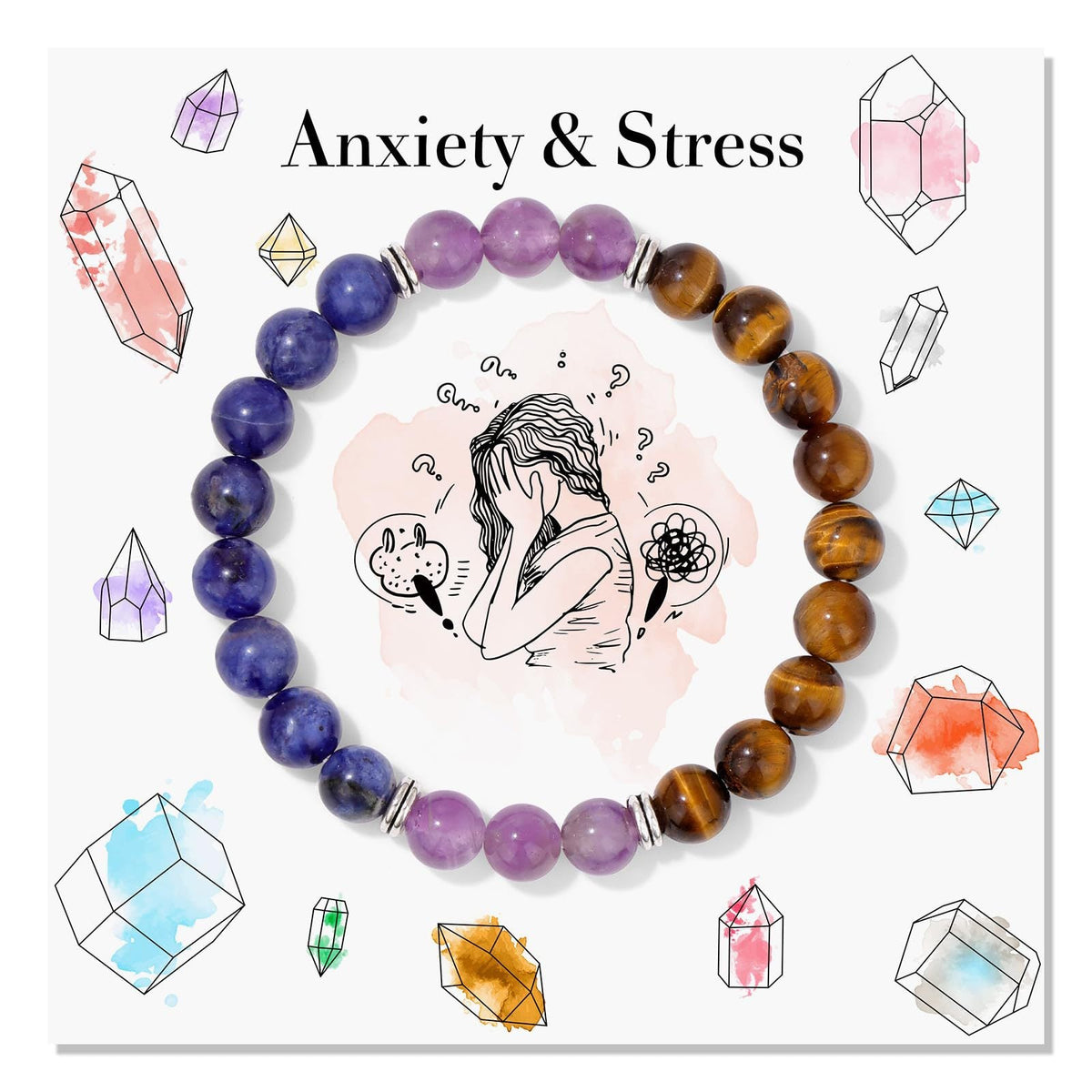 New Beginnings - Natural Stone Healing Encourage Bracelet