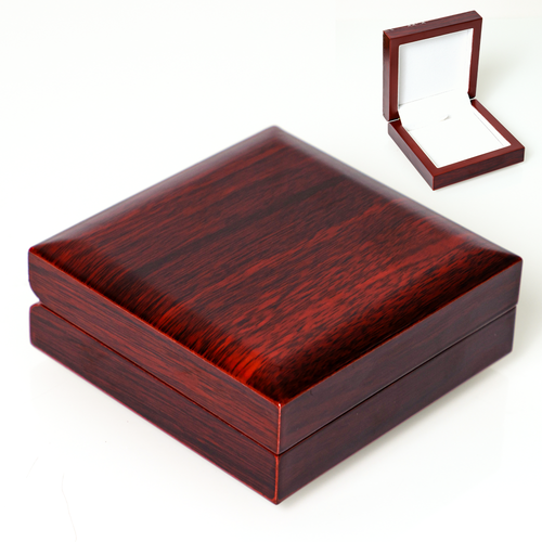 To My Beautiful Granddaughter - Intertwined Hearts Keepsake Necklace