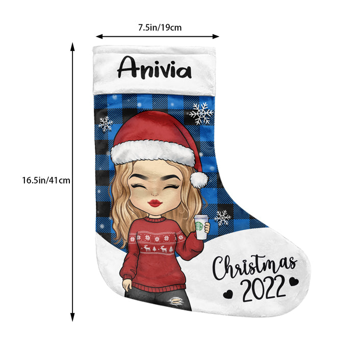 About Love & Family - Personalized Custom Christmas Stocking - Gift For Family