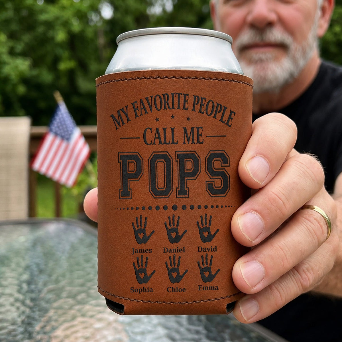 Father's Day Gifts, Legend, Husband, Dad And Grandpa - Personalized Can Cooler