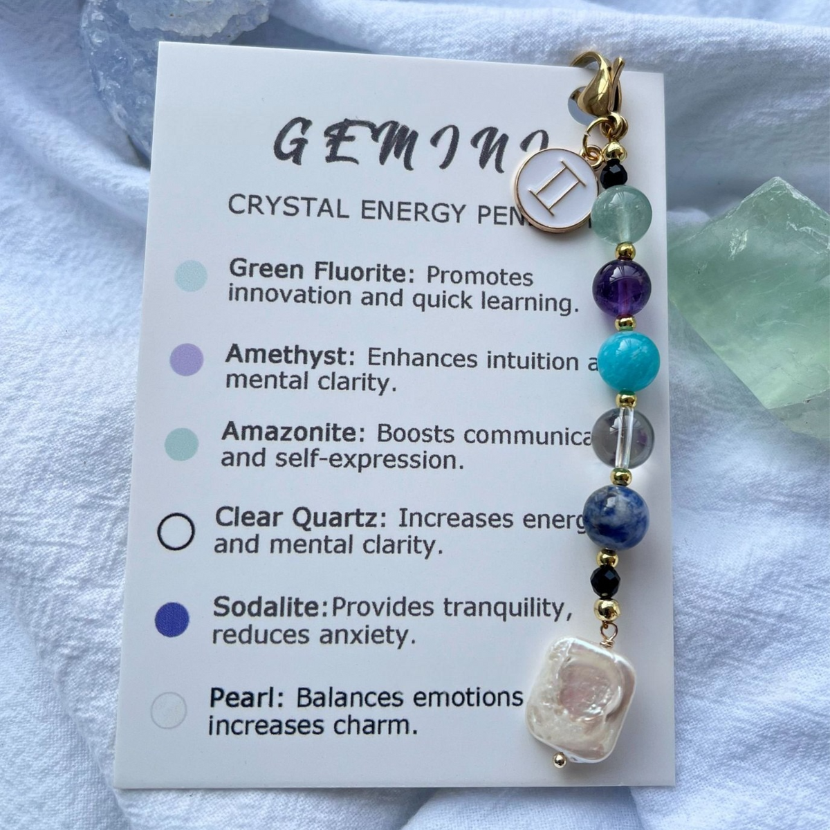 12 Constellation Energy Crystal ornament