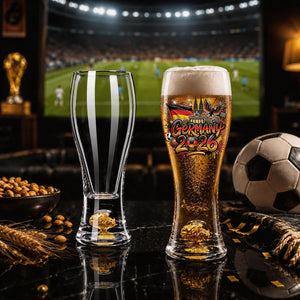 Personalized 2026 Soccer Country Beer Glass | Perfect For Fan Events & Tailgates