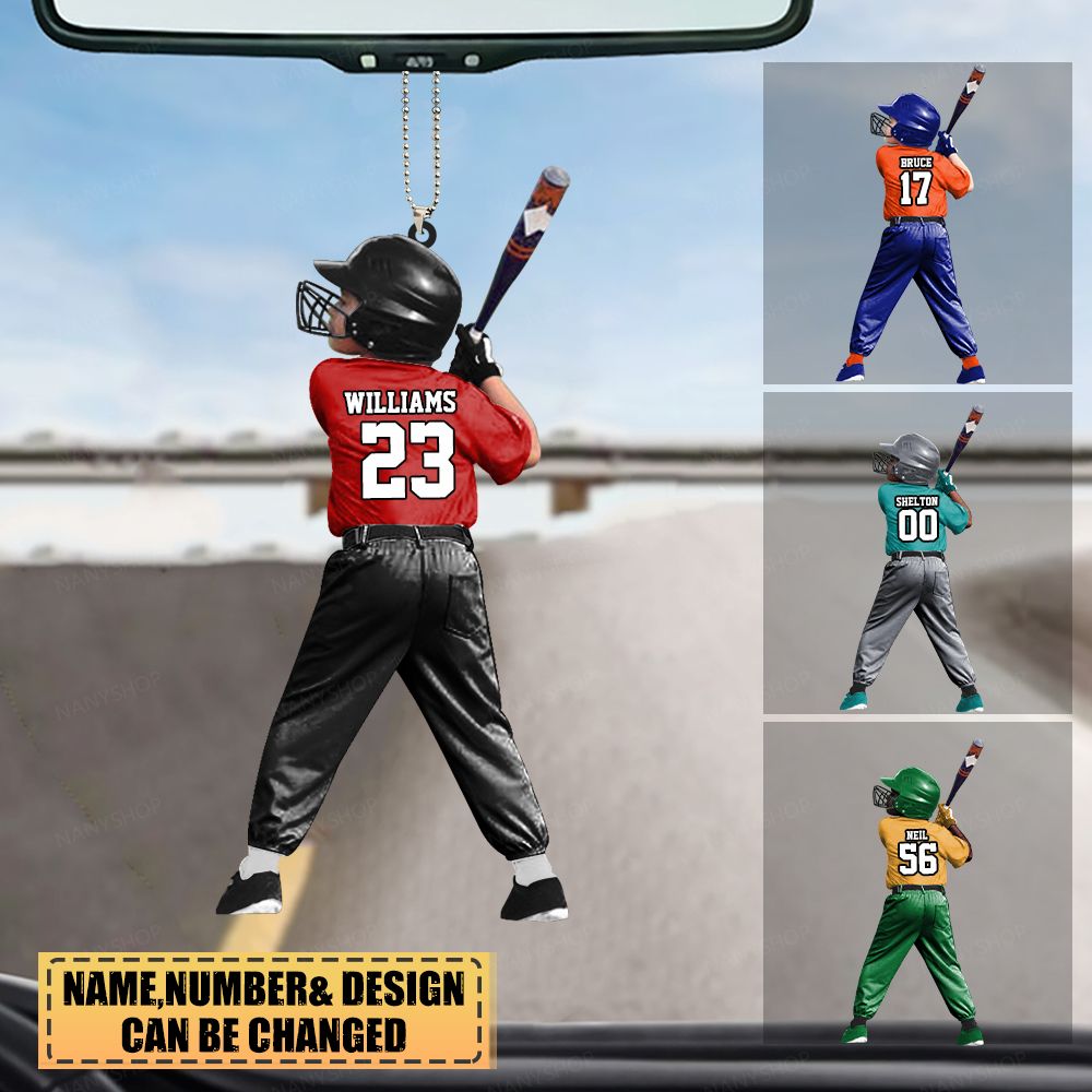 Personalized gift for Baseball lover Two Side Ornament-Baseball Camps
