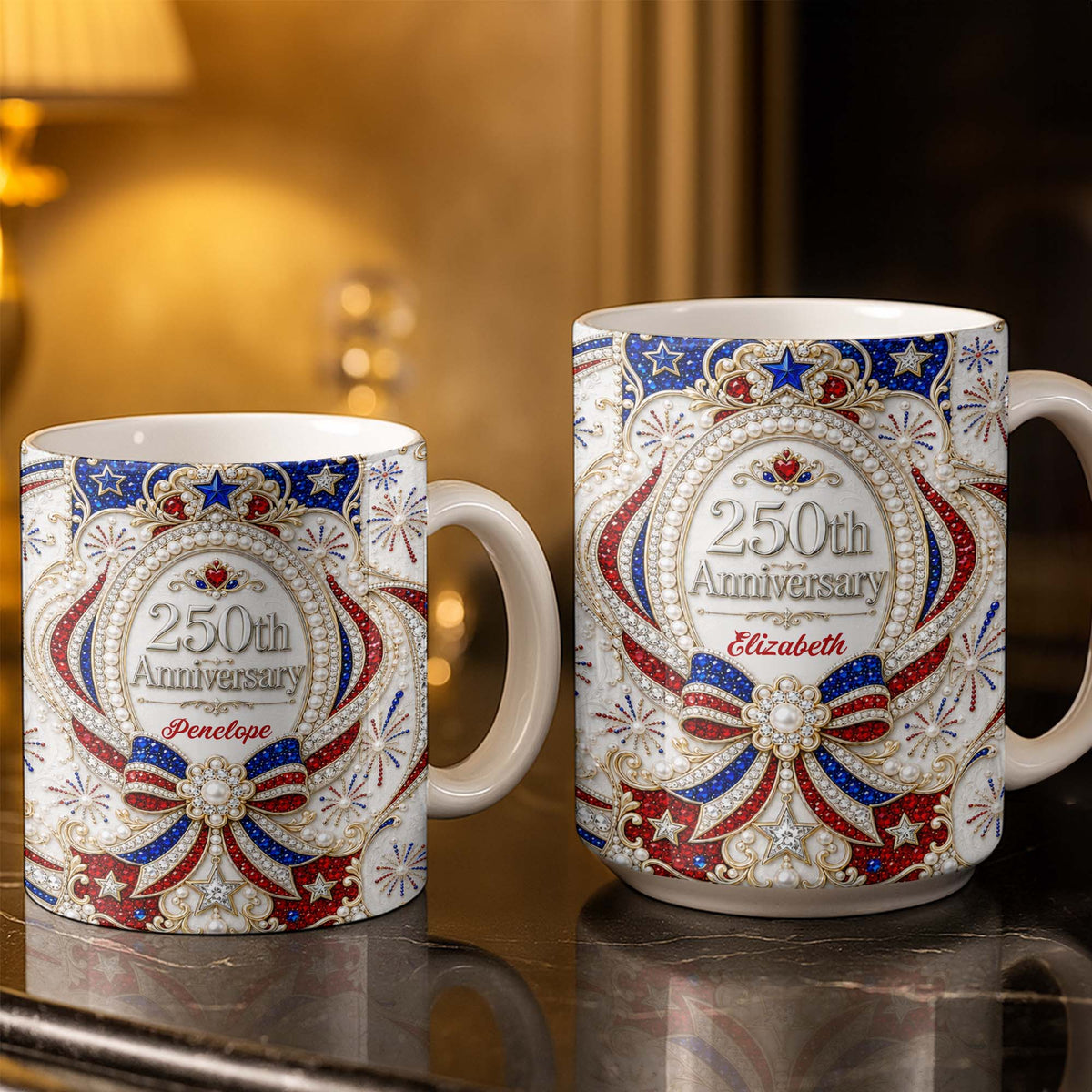 250th Anniversary Personalized Mug Gift For Patriots