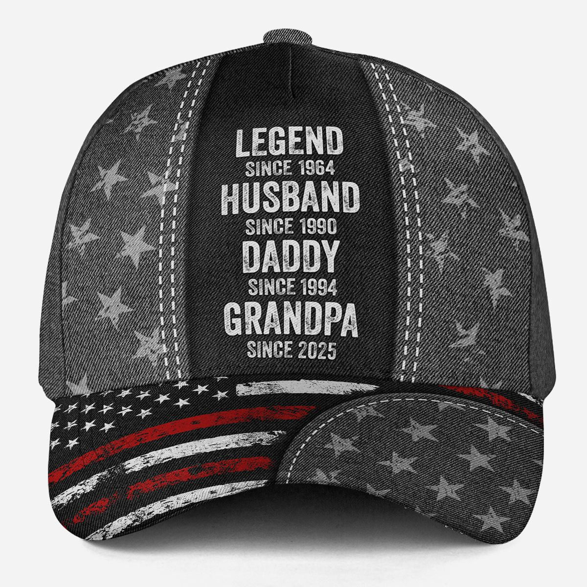 Legend Husband Daddy - Personalized Classic Cap