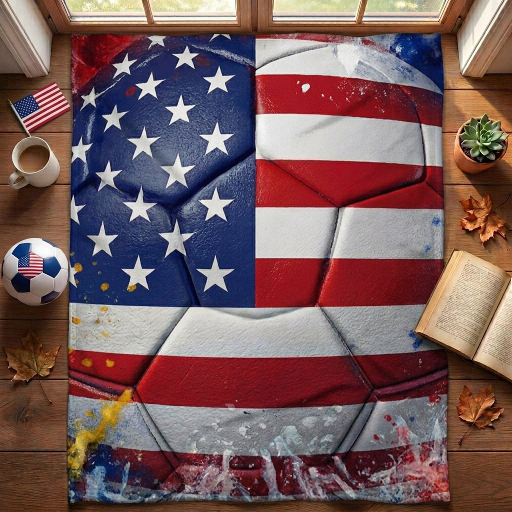 Personalized 2026 Soccer Country Blanket | Perfect Gift for Diehard Soccer Fans