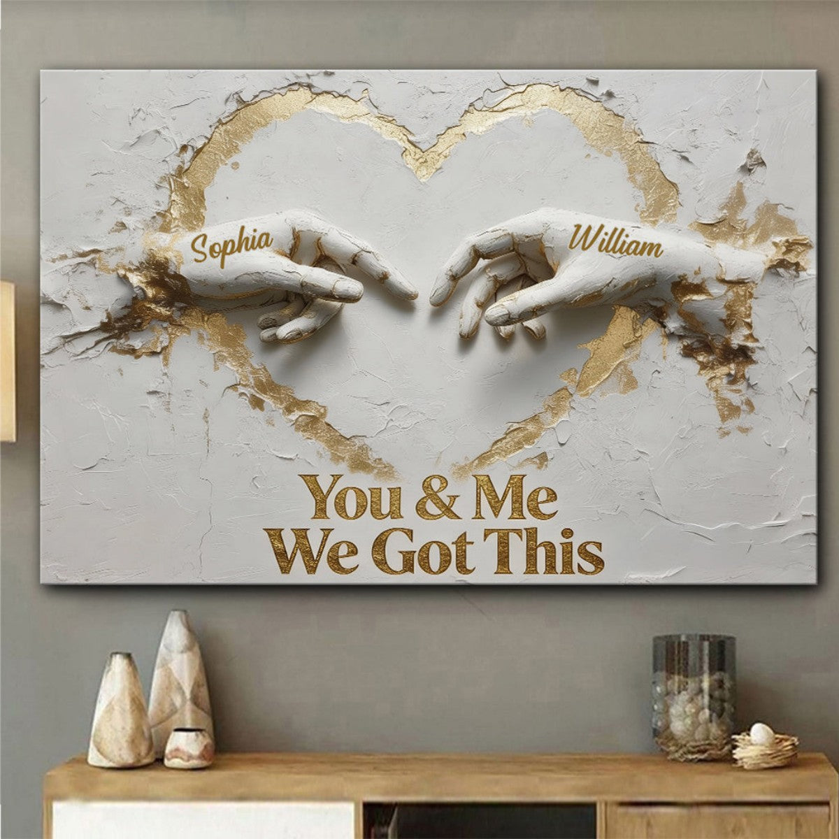 You And Me We Got This - Personalized Couple Canvas And Poster