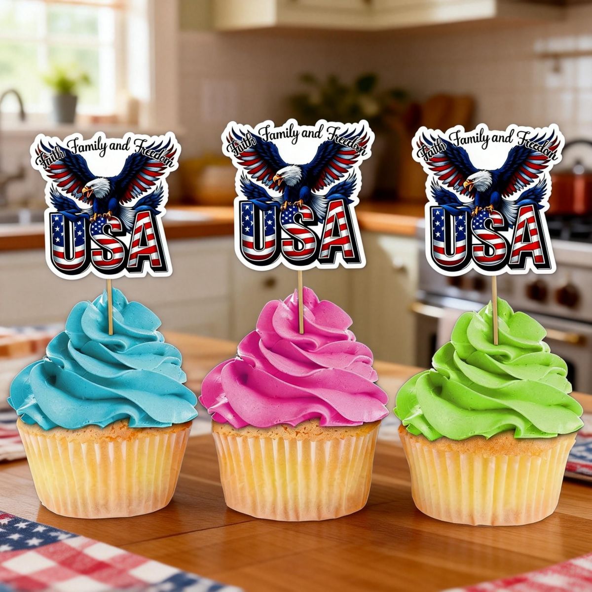 Faith, Family & Freedom America 250 Years Decal Sticker